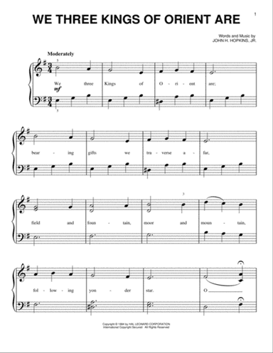 We Three Kings Of Orient Are