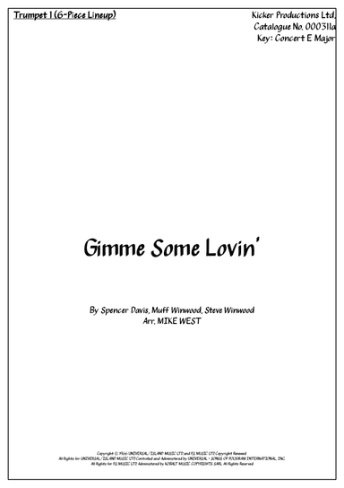 Gimme Some Lovin'