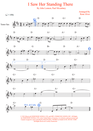 I Saw Her Standing There