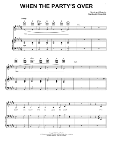 when the party's over