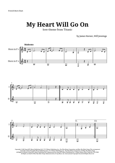 My Heart Will Go On (love Theme From 'titanic')