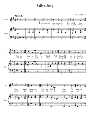 Sally's Song