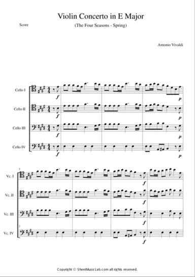 The Four Seasons - Spring 1st Movement Short Version