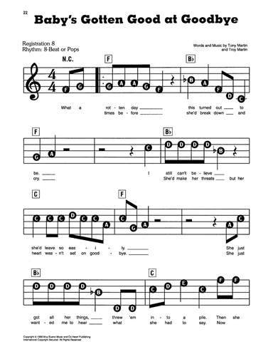 Baby's Gotten Good At Goodbye