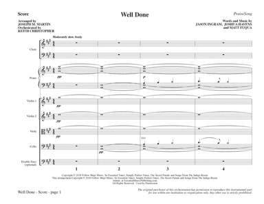 Well Done (arr. Joseph M. Martin) - Full Score