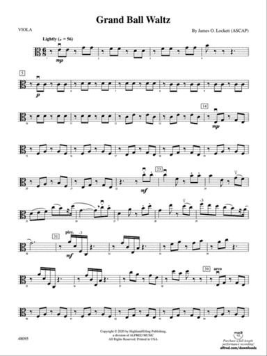 Grand Ball Waltz: Viola