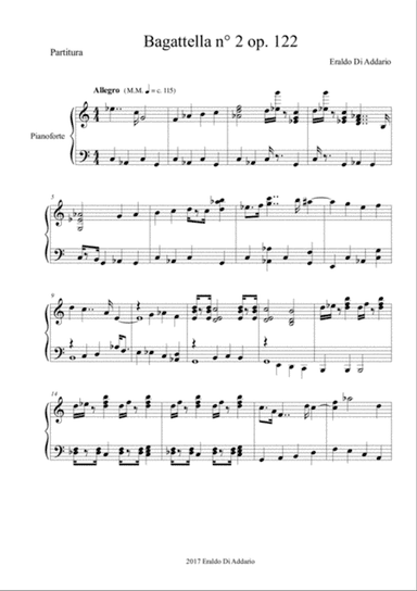Bagattella n° 2 op. 122