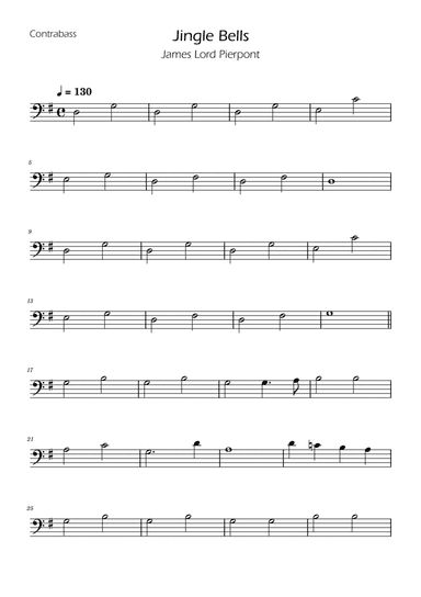 Jingle Bells - String Quintet w/ Piano