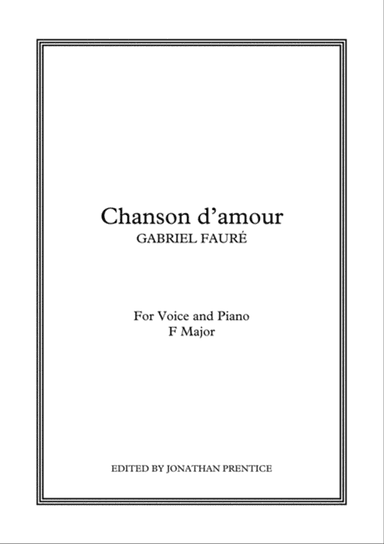 Chanson d'amour (F Major)