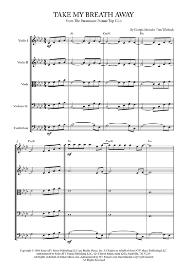 Take My Breath Away (love Theme)