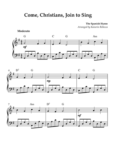 Come, Christians, Join to Sing