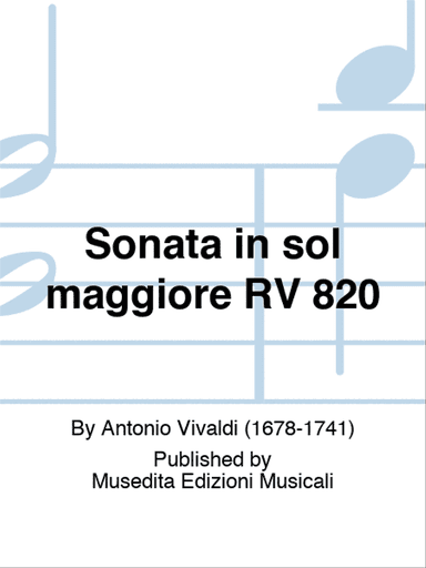Sonata in sol maggiore RV 820
