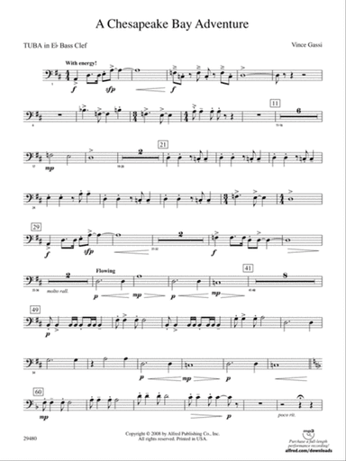 A Chesapeake Bay Adventure: (wp) E-flat Tuba B.C.