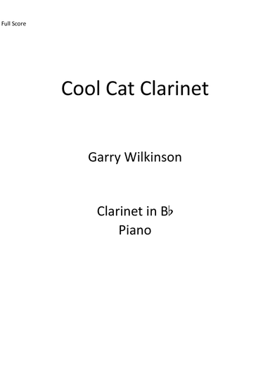 Cool Cat Clarinet