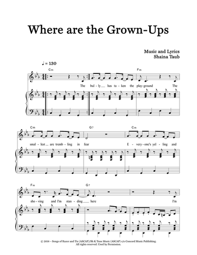 Where Are The Grown-Ups