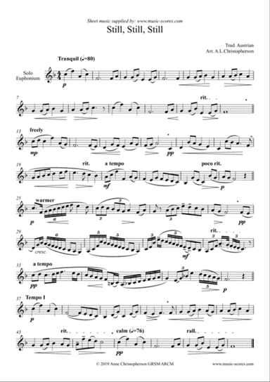Still, Still, Still - Solo Euphonium