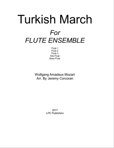 Turkish March for Flute Ensemble
