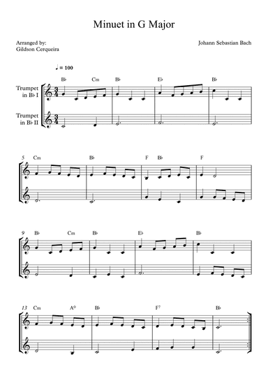 Minuet in G