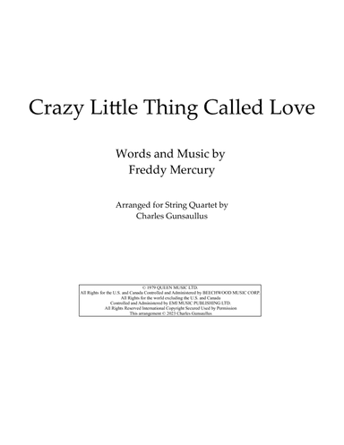 Crazy Little Thing Called Love