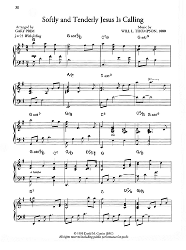 Softly and Tenderly Jesus Is Calling