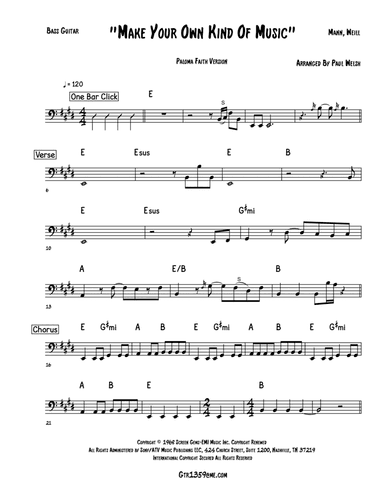 Make Your Own Kind Of Music