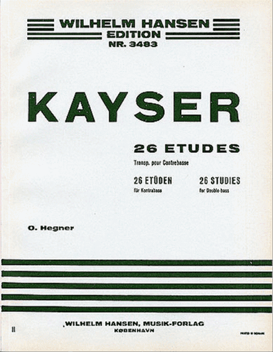 H.E. Kayser: 26 Etudes