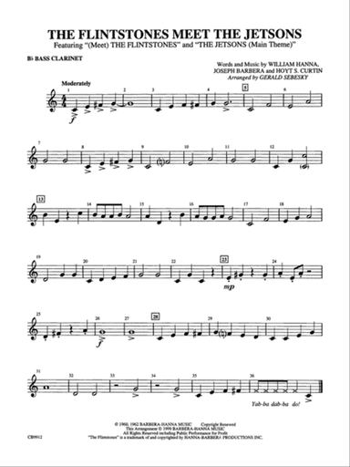 The Flintstones Meet the Jetsons: B-flat Bass Clarinet