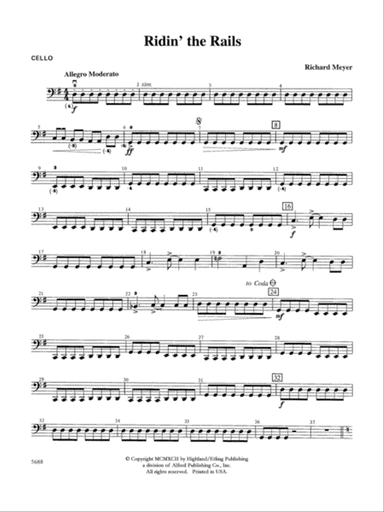 Ridin' the Rails: Cello