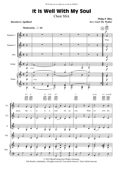 It Is Well With My Soul