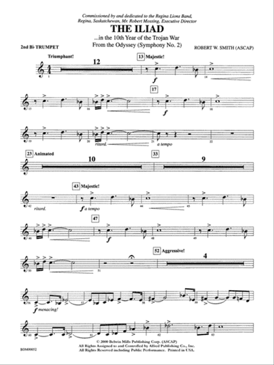 The Iliad (from The Odyssey (Symphony No. 2)): 2nd B-flat Trumpet