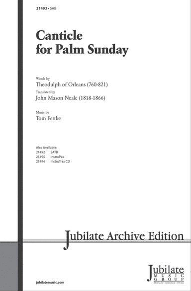 Canticle for Palm Sunday