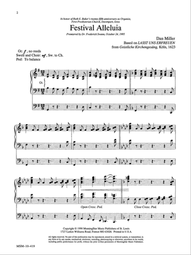 Festival Alleluia (Downloadable)