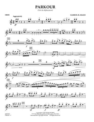 Parkour - Oboe