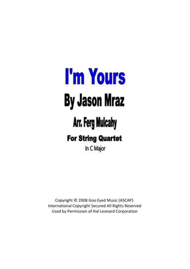 I'm Yours