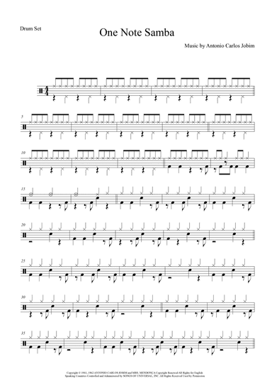 One Note Samba (samba De Uma Nota So)