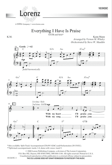 Everything I Have is Praise