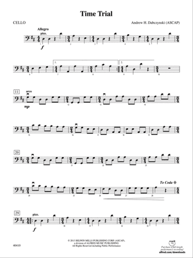 Time Trial: Cello