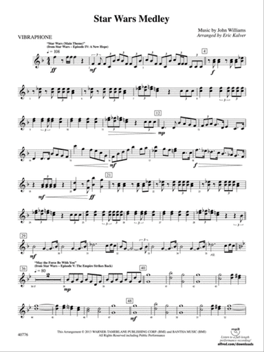 Star Wars Medley: Vibraphone