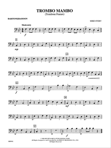 Trombo Mambo (Trombone Feature): Baritone B.C.