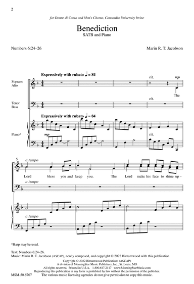 Two Benedictions