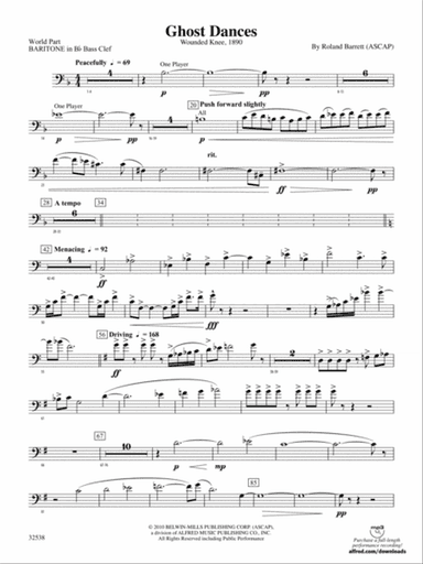 Ghost Dances: (wp) B-flat Baritone B.C.