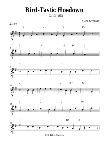 Bird-Tastic Hoedown - Play Along!