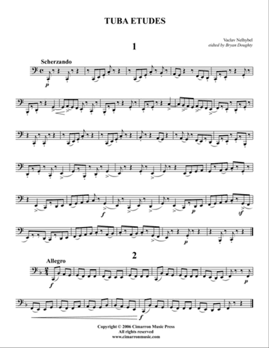 15 Tuba Etudes