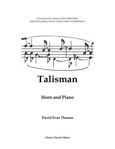 Talisman for Horn and Piano