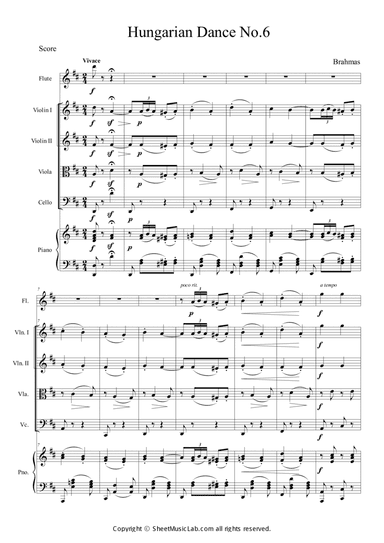 Hungarian Dances No.6