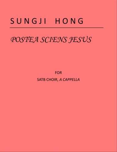 Postea sciens Jesus