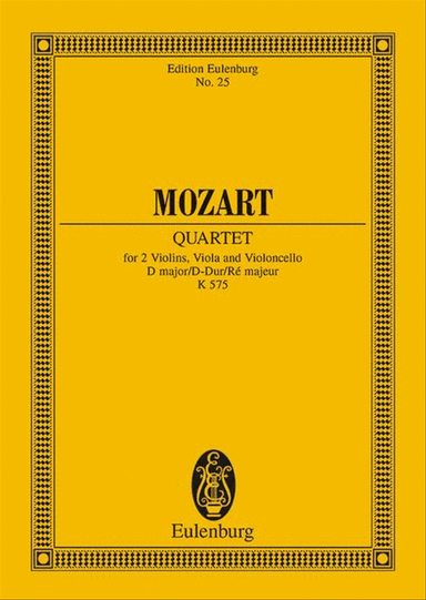 String Quartet D major