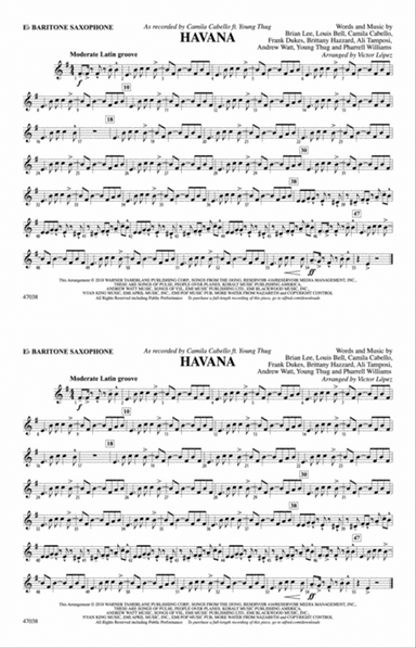 Havana: E-flat Baritone Saxophone