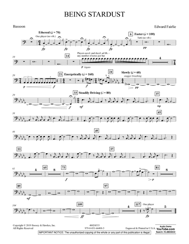 Being Stardust - Bassoon