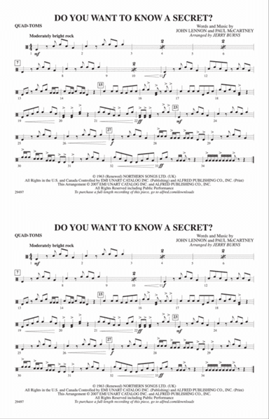 Do You Want to Know a Secret?: Quad-Toms